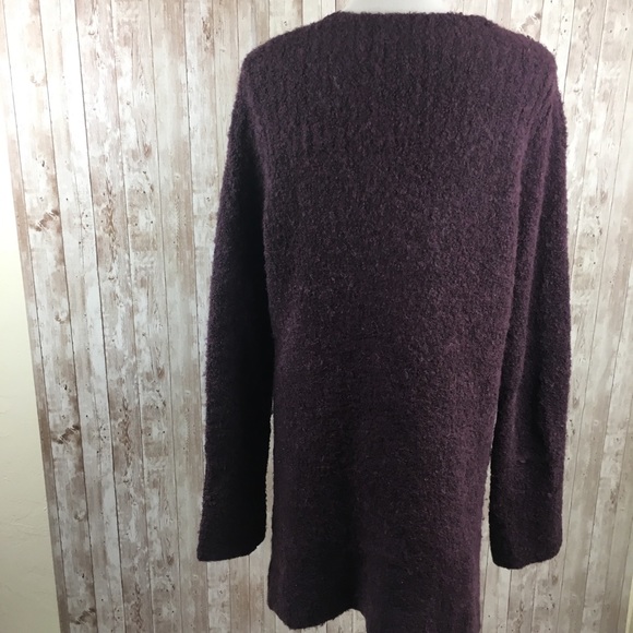 LOFT Lou & Grey Purple Long Cozy Sweater Size M - Picture 5 of 14